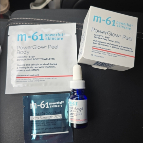 M-61 POWER GLOW PEEL AND HYDRABOOST SERUM LOT NEW